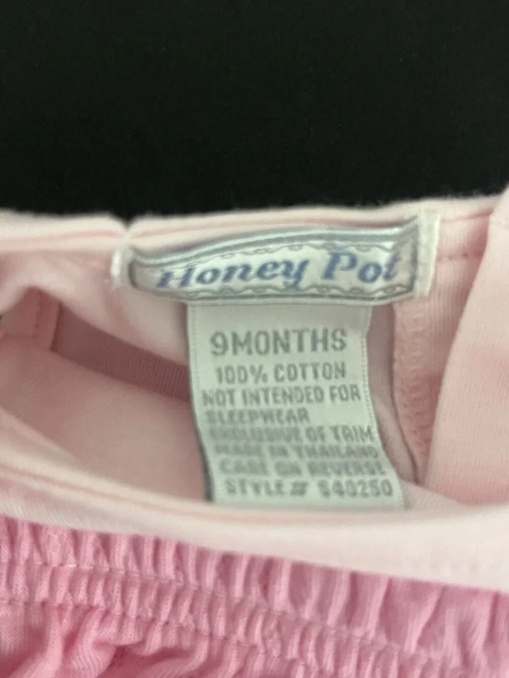 Honey Pot Baby Girl's 9 Months 2pc Outfit Top & Bloomer w/ Sandals Zoo Animals